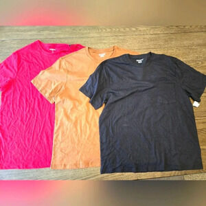 Lot of 3 Mens Shirts Black/Brown/Red Size XL